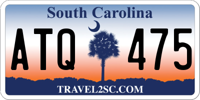 SC license plate ATQ475