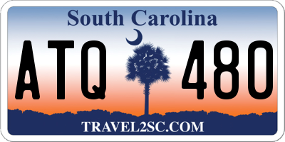 SC license plate ATQ480