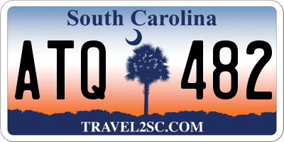 SC license plate ATQ482