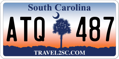 SC license plate ATQ487