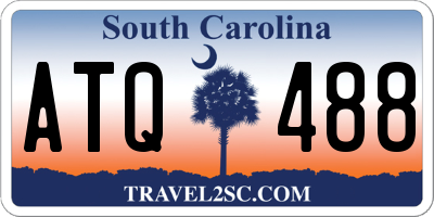 SC license plate ATQ488