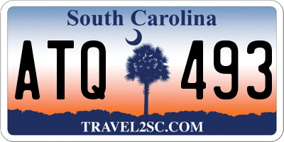 SC license plate ATQ493