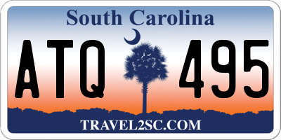 SC license plate ATQ495