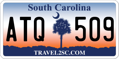 SC license plate ATQ509