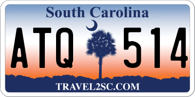 SC license plate ATQ514