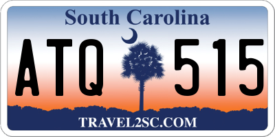 SC license plate ATQ515