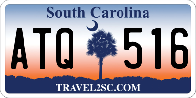 SC license plate ATQ516
