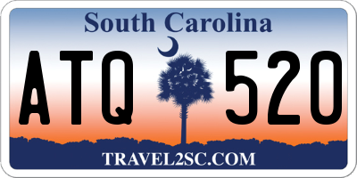 SC license plate ATQ520