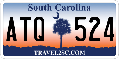 SC license plate ATQ524