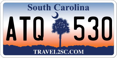 SC license plate ATQ530