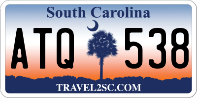 SC license plate ATQ538