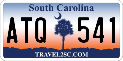 SC license plate ATQ541