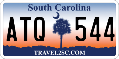 SC license plate ATQ544