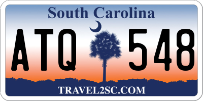 SC license plate ATQ548