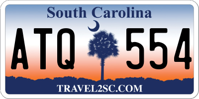 SC license plate ATQ554