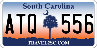 SC license plate ATQ556