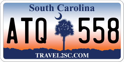 SC license plate ATQ558