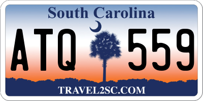 SC license plate ATQ559