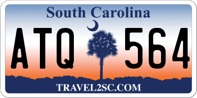 SC license plate ATQ564