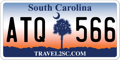 SC license plate ATQ566