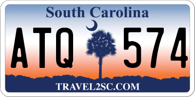 SC license plate ATQ574