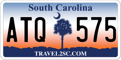 SC license plate ATQ575