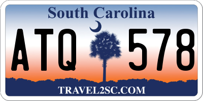 SC license plate ATQ578