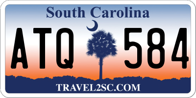 SC license plate ATQ584