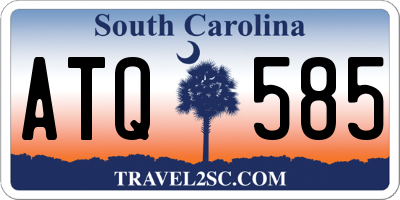 SC license plate ATQ585