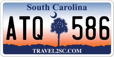 SC license plate ATQ586