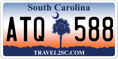 SC license plate ATQ588