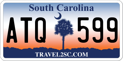 SC license plate ATQ599