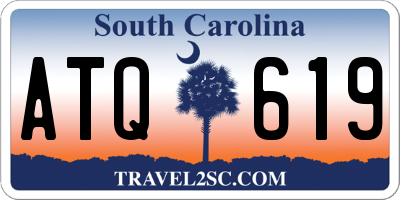 SC license plate ATQ619