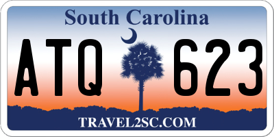 SC license plate ATQ623