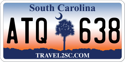 SC license plate ATQ638