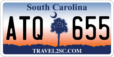 SC license plate ATQ655