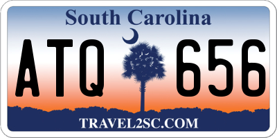 SC license plate ATQ656