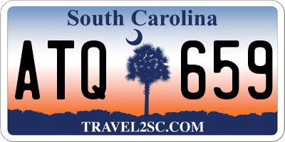 SC license plate ATQ659