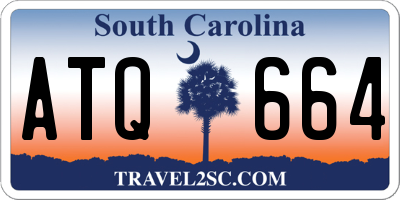 SC license plate ATQ664