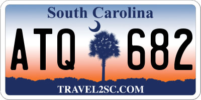 SC license plate ATQ682