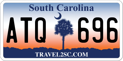 SC license plate ATQ696