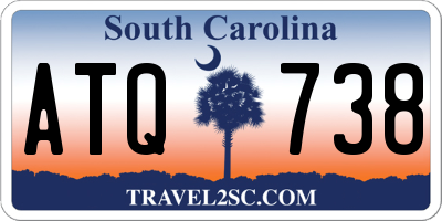 SC license plate ATQ738