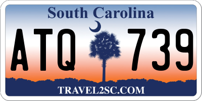 SC license plate ATQ739