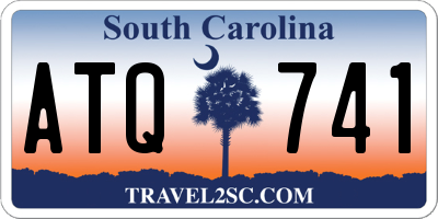 SC license plate ATQ741