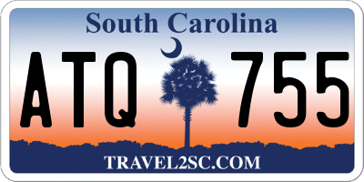 SC license plate ATQ755