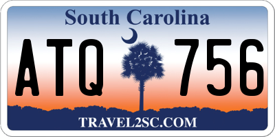 SC license plate ATQ756