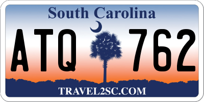 SC license plate ATQ762