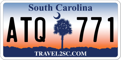 SC license plate ATQ771