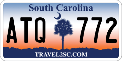 SC license plate ATQ772