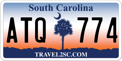 SC license plate ATQ774